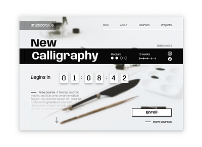 Daily UI 014 design graphic design typography ui ux