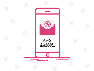 Hello Dribbble! debut dribbble dribbbler first hello new shot welcome