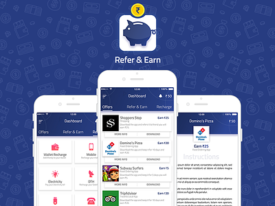 Refer & Earn App android app earn invite ios refer