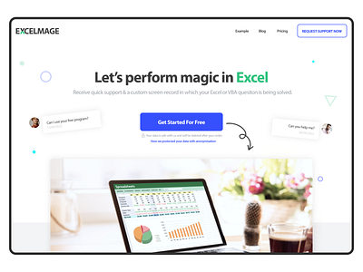 Excel Mage Website design excel design figma figma design graphic design landing page product design ui uiux design ux