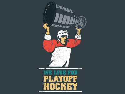 Stanley Cup hockey illustration illustrator logo nhl playoff sports stanley cup vector