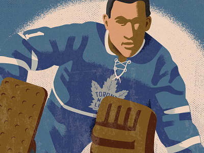 Toronto Maple Leafs hockey illustration illustrator nhl original six sports toronto toronto maple leafs