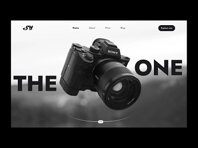 Sony The One 3d app branding camera design figma graphic design illustration logo motion graphics sony ui ux vector