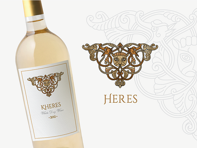 Label design for Heres wines