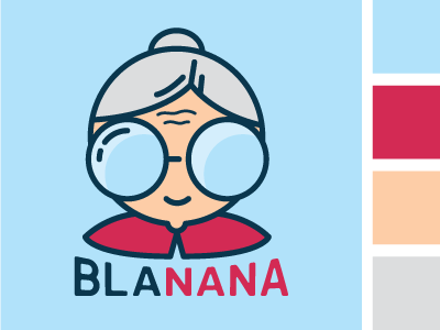 Logo concept for Blanana mobile app