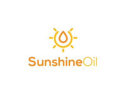 Logo for Oil Of Sunshine drop oil sun