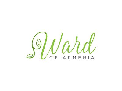 Logo for Ward of Armenia armenia green jam jar leaves logo ward