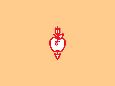apple apple arrow icon illustration juicy juicy apple lines logo mark minimal simple symbol