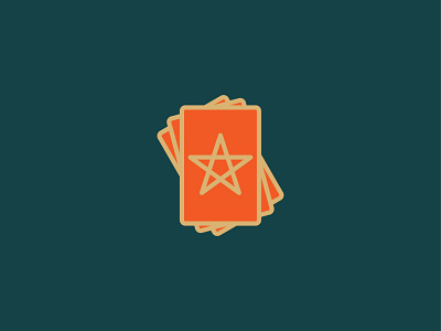 tarot cards icon lines logo mark minimal simple star symbol tarot tarot card tarot deck