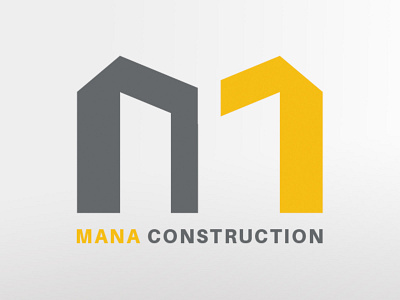 Logo Design for Mana Construction Company branding graphic design illustration logo