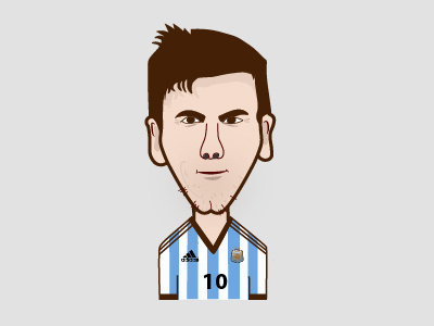 Messi caricature cartoon graphic design illustration messi