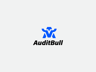 Logo AuditBull branding graphic design illustration kiểu chữ logo thiết kế vectơ