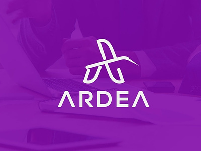 ARDEA © logo design hình minh họa kiểu chữ logo screen illustration thiết kế vectơ xây dựng thương hiệu