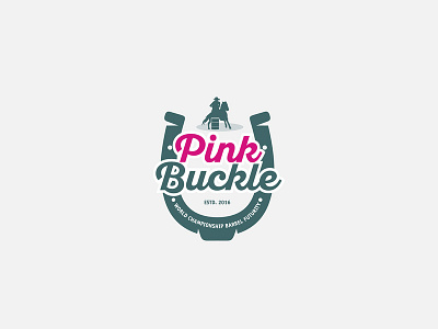 Pink Buckle © logo design building brand font chữ hình minh họa screen illustration thiết kế vectơ