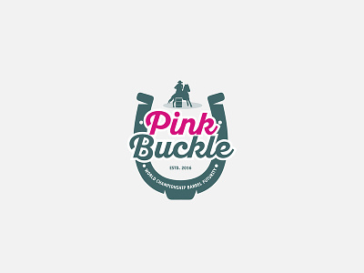 Pink Buckle © logo design building brand font chữ hình minh họa screen illustration thiết kế vectơ
