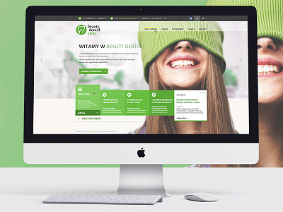 Beauty Dental dentist green teeth website