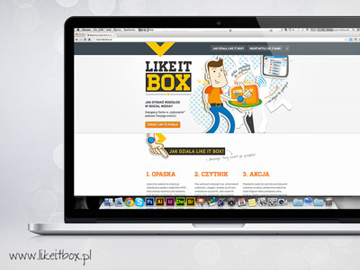 Likeitbox - official release web design