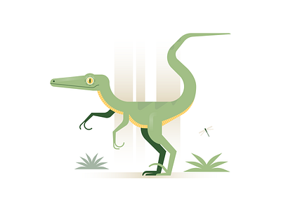 Dino design dinos dinosaurs dragonfly illustration illustrator jurassic jurassic park raptor reptile