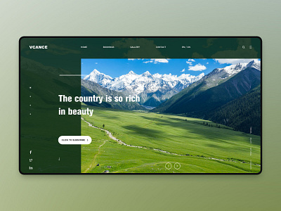 Yulong Snowmountain animation brand design，ui sketch web design