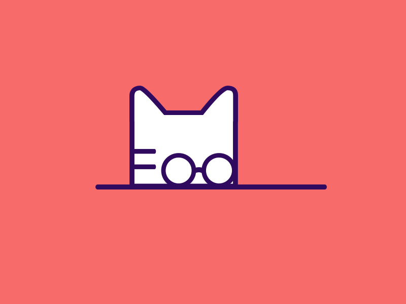 Kitten animation animation design，mg design，ui