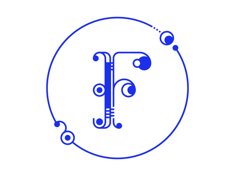 «F» monogram animation