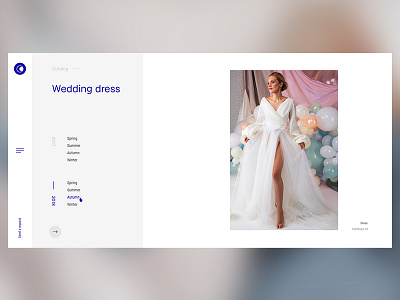 Imperatrice — wedding dress section clear fullscreen ui web