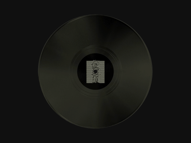 Theia. Vinyl records 3d animation black cinema 4d dark experimental gold octane octane render platinum vinyl