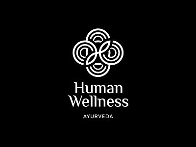 Logo ayurveda blackandwhite branding elements five human identity illustrator indian leaf lifestyle logo logodesign medical medicine pride wellness