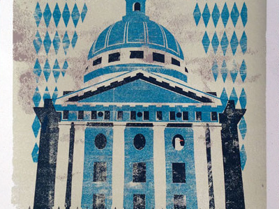 Project49 Mile 1 design illustration poster screen print texture