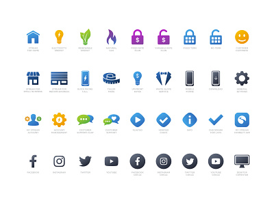 Stream Icon Sets app badge branding branding design icon icon design icon set iconography identity illustration vector