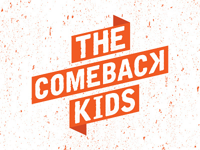 The Comeback Kids banner comeback flag kids logo ministry ribbon sermon youth