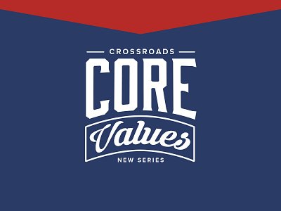 Core Values Series Logo badge church core values icon logo