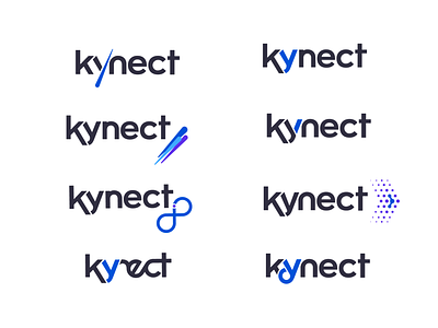 Kynect Logos brand identity branding connect dallas icon iconography k kynect logo logotype network marketing startup typography wordmark y