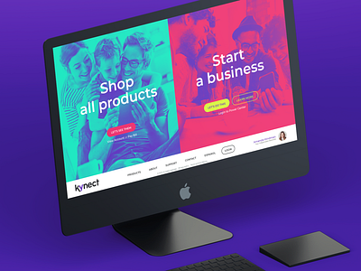 Kynect Website Concept branding digital product responsive ui ui ux uiux web design webdesign website website concept