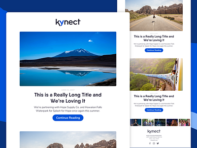 Kynect Blog Recap Email blog blog post blogger email email design email marketing email template footer mlm mobile mobile ui network marketing responsive transactional ui ux uiux