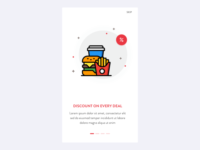 Walkthrough Coupon App food coupons coupon food app lets start tutorial on boarding walkthroughs