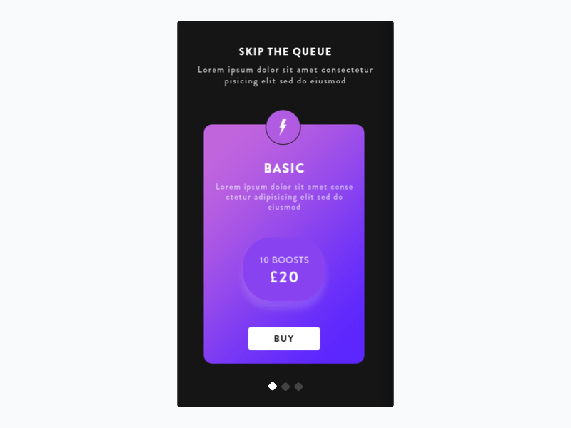 Plan and Pricing UI