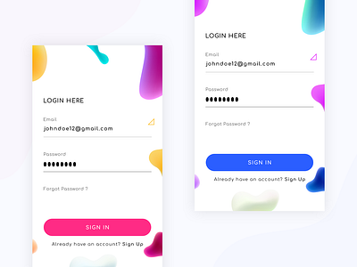 App Login UI getstarted login login app login app design login design login ui logindesign register signin signujp welcome