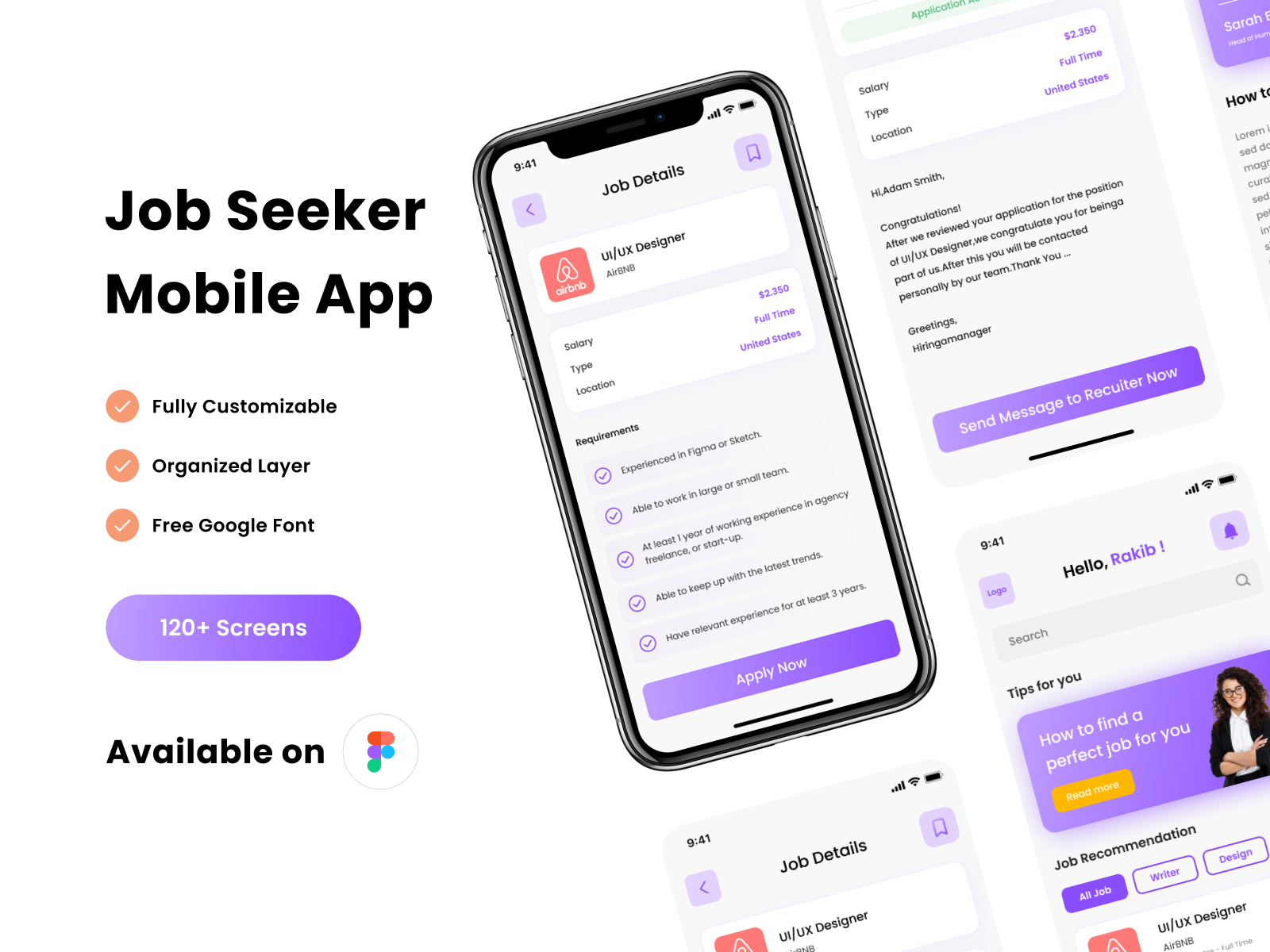 Job Seeker App by Brainbinary Infotech on Dribbble