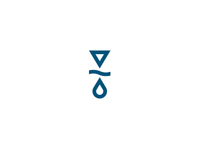 Melt Water aqua drop ice logo water