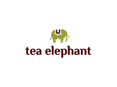 Tea Elephant (Concept) elephant logo tea teapot