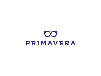 Primavera Eyewear | Concept eyeglasses eyewear glasses infinity logo simple spectacles