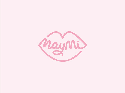 MayMi Concept | Portfiolio edition cosmetics girl lips logo pink woman