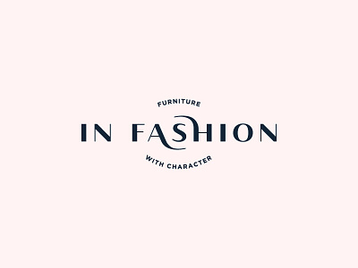 InFashion | Concept design fashion furniture inscription letter lettering logo style word