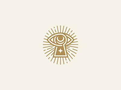 SUBROSA | 2 beauty enigma eye keyhole logo mystery mystic secret star