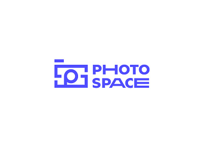 Photo Space camera geometic geometry logo p photo photography s space studio