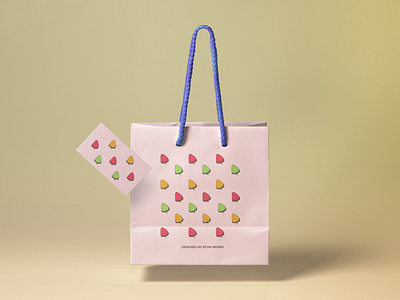 Shopping Bag Pattern Design branding drawing illustration pattern