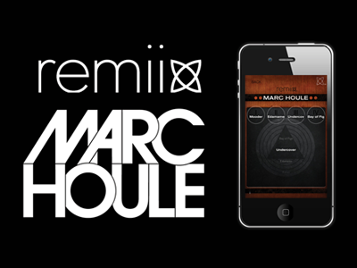 Remiix Marc Houle app app store apple iphone liine mac marc houle remiix ui design