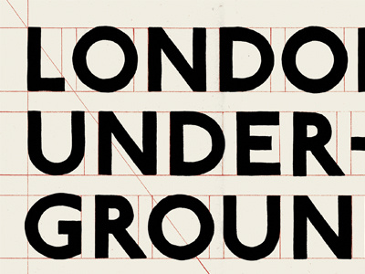 London Underground edward johnston grid johnston london london underground lu tube type typography underground