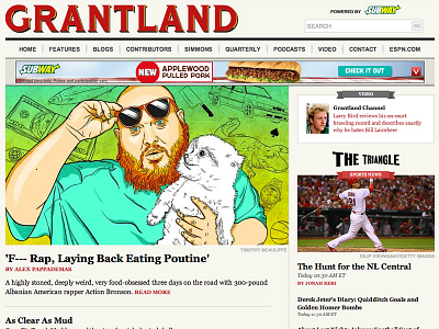 Action Bronson for Grantland